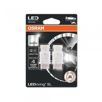 Крушка OSRAM LED P27/7W, 12V, 2W, 6000К, 27/154lm, 2 броя