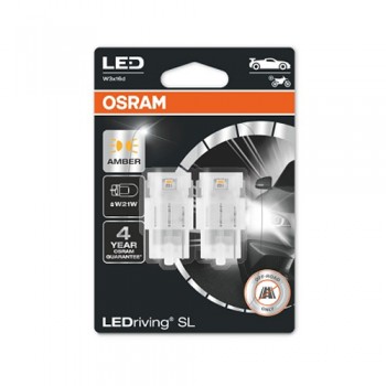 Крушка OSRAM LED W21W, 12V, 1.3W, 56lm, 2 броя