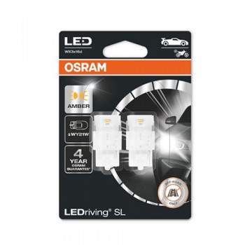 Крушка OSRAM LED WY21W, 12V, 1.3W, 55lm, 2 броя
