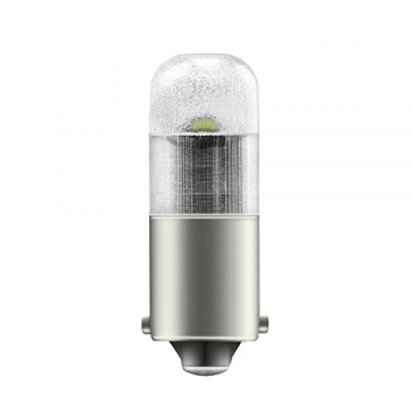 Крушка OSRAM LED T4W, 12V, 0.8W, 6000К, 70lm, 2 броя