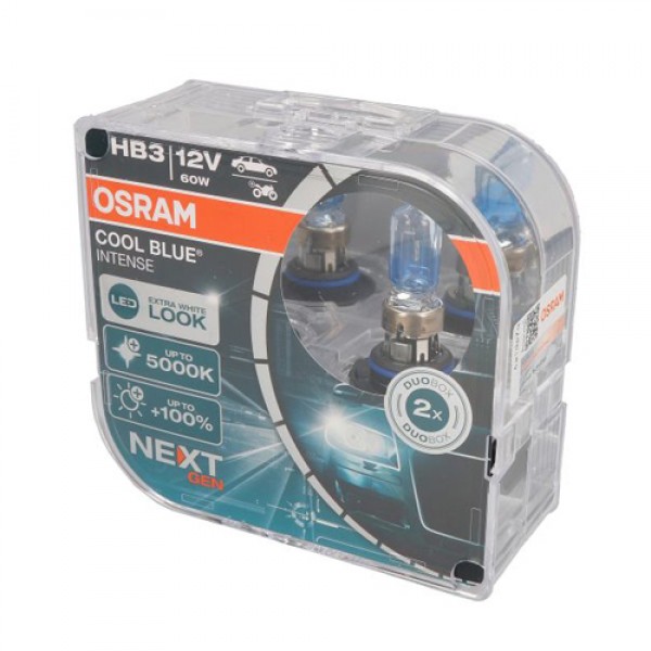 Крушка OSRAM HB3, 12V, 60W, 5000К, 1860lm, 2 броя
