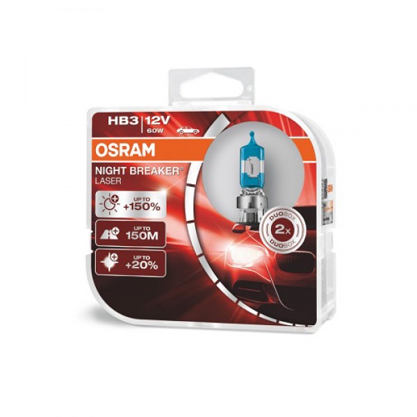 Крушка OSRAM HB3, 12V, 60W, 1500lm, 2 броя