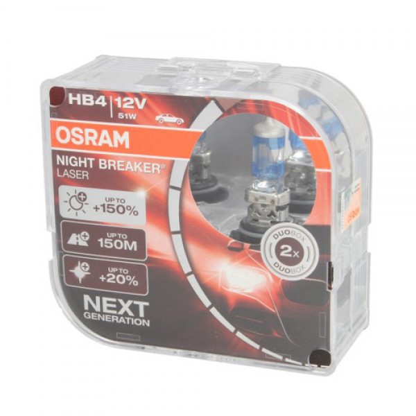 Крушка OSRAM HB4, 12V, 51W, 1500lm, 2 броя