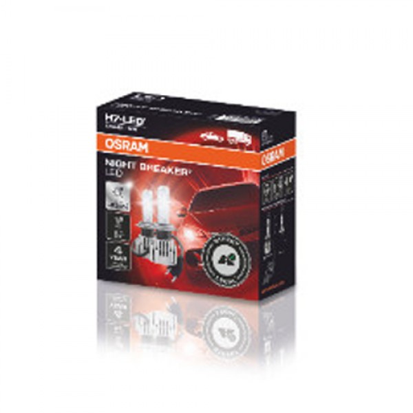 Крушка OSRAM H7/LED, 12V, 19W, 6000 К, 1500 lm., 2 броя