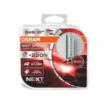 Крушка OSRAM Light bulb (Duobox 2pcs), D4S, 42V, 35W, P32D-5, 4400K, 3200lm, 2 броя