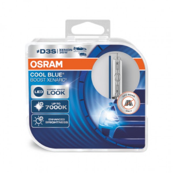 Крушка OSRAM D3S, 85V, 35W, 7000К, 3200 lm. 2 броя