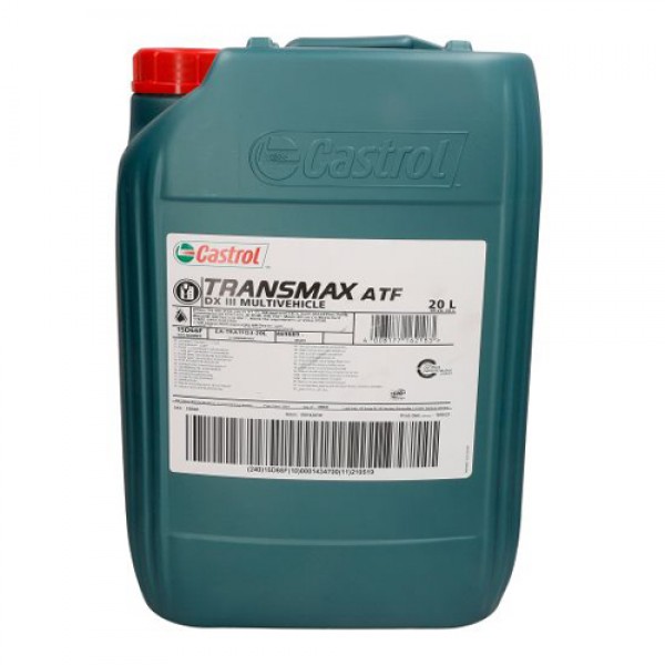 Масло за автоматична скоростна кутия CASTROL TRANSMAX DX III MULT 20 литра