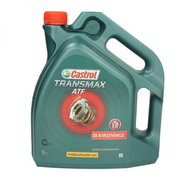 Масло за автоматична скоростна кутия CASTROL TRANSMAX DX III MULT 5 литра
