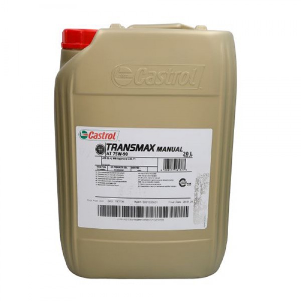 Трансмисионно масло CASTROL TRANS MANUAL AT 20 литра