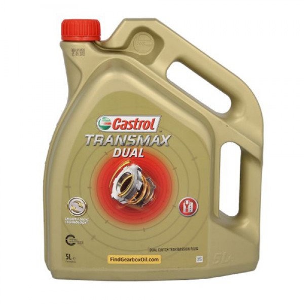 Трансмисионно масло CASTROL TRANSMAX DUAL 5 литра