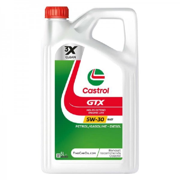 Моторно масло CASTROL GTX 5W30 RN17 5 литра