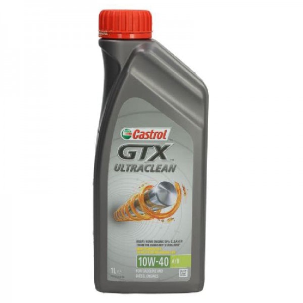 Моторно масло CASTROL GTX ULTRACLEAN 10W-40 A/B 1 литър