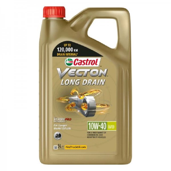 Моторно масло CASTROL VECTON LD 10W40 E6/E9 5 литра