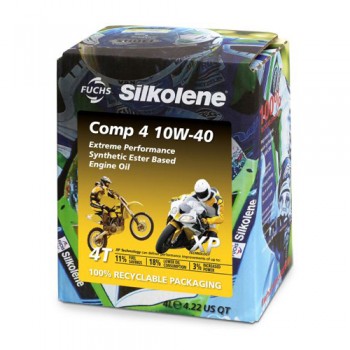 Моторно масло SILKOLENE COMP 4 10W40 - XP CUBE 4 литра