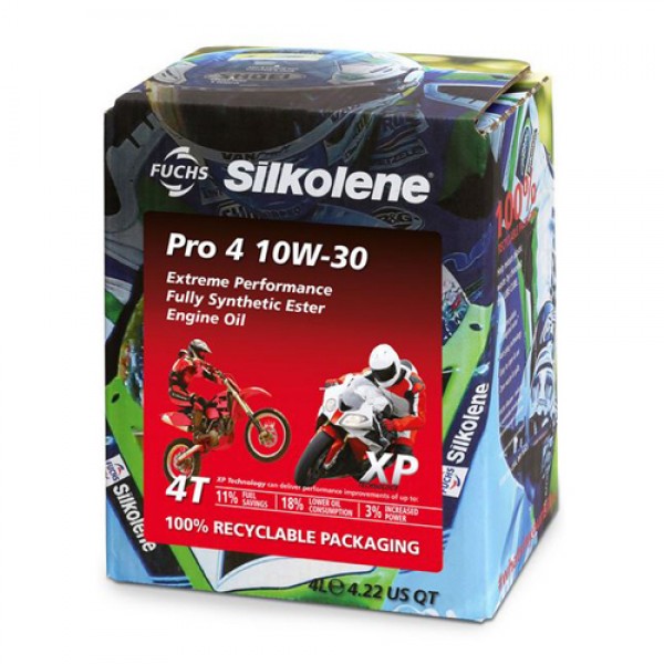 Моторно масло SILKOLENE PRO 4 10W30 -XP CUBE 4 литра