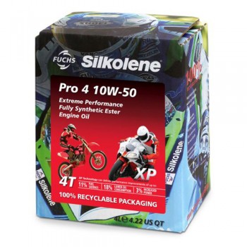 Моторно масло SILKOLENE PRO 4 10W50 - XP CUBE 4 литра