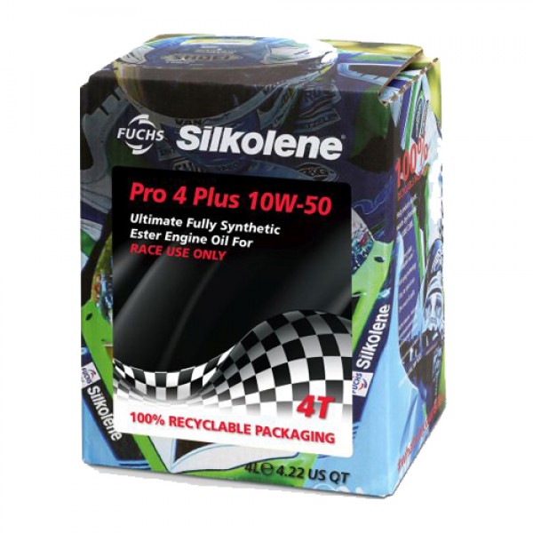 Моторно масло SILKOLENE PRO 4 PLUS 10W50 CUBE 4 литра