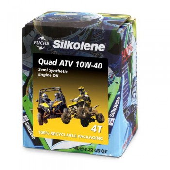 Моторно масло SILKOLENE QUAD ATV 4 10W40 CUBE 4 литра