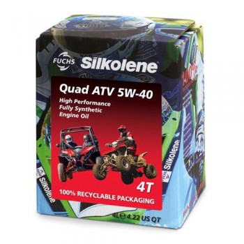 Моторно масло SILKOLENE QUAD ATV 5W40 CUBE 4 литра