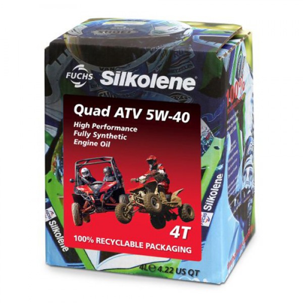 Моторно масло SILKOLENE QUAD ATV 5W40 CUBE 4 литра