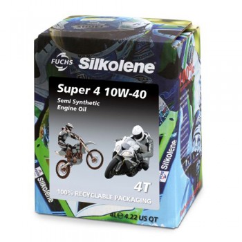 Моторно масло SILKOLENE SUPER 4 10W40 CUBE 4 литра