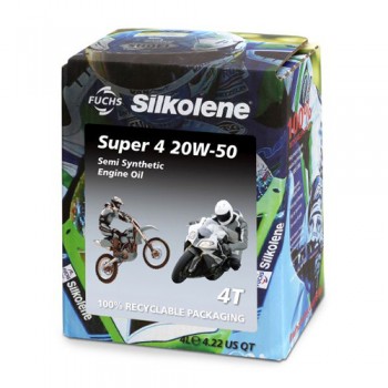 Моторно масло SILKOLENE SUPER 4 20W50 CUBE 4 литра