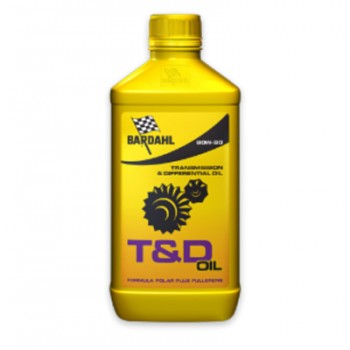ТРАНСМИСИОННО МАСЛО BARDAHL T&D Syntethic Oil 80w90 1 литър