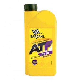 МАСЛО ЗА АВТОМАТИЧНА СКОРОСТНА КУТИЯ BARDAHL ATF D III 1 литър