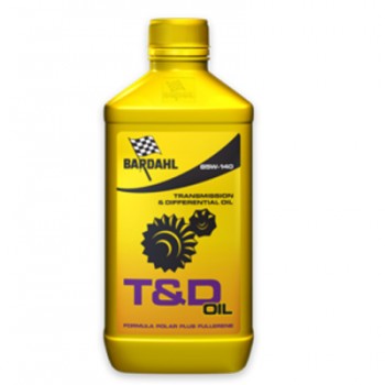 ТРАНСМИСИОННО МАСЛО BARDAHL T&D SYNTETHIC OIL 85w140 1 литър