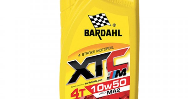 Bardahl 4T XTC C60 Motoröl 10W50 – 1 Liter, Für Motorräder (mit/ohne Ölkupplung), Off-Road Geeignet