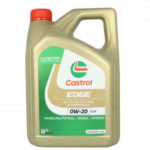 Моторно масло CASTROL EDGE 0W20 LL IV 4 литра