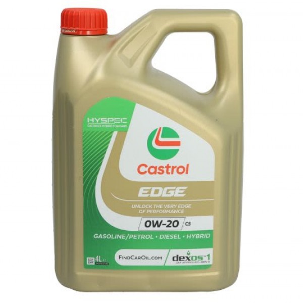 Моторно масло CASTROL EDGE 0W20 C5 4 литра