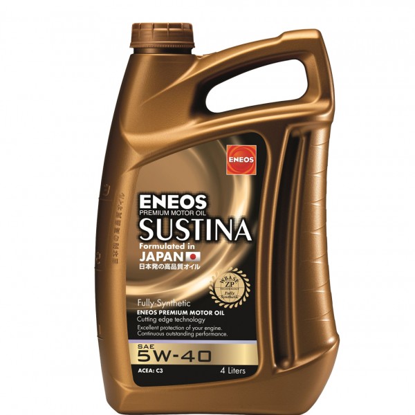 МОТОРНО МАСЛО ENEOS SUSTINA 5W40 4 литра
