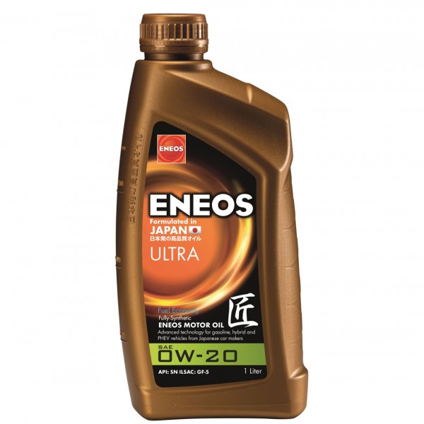 МОТОРНО МАСЛО ENEOS ULTRA 0W20 1литър