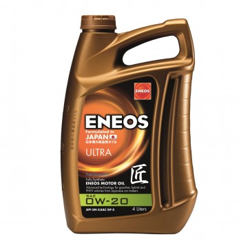 МОТОРНО МАСЛО ENEOS ULTRA 0W20 4 литра