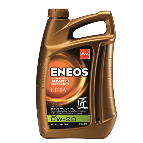 МОТОРНО МАСЛО ENEOS ULTRA 0W20 4 литра