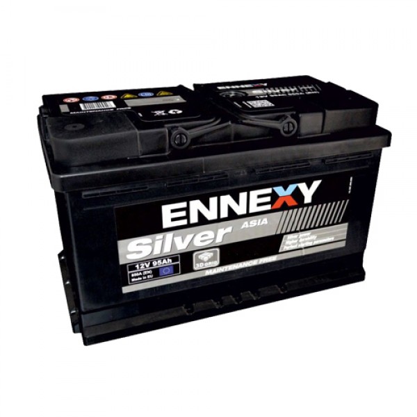 Акумулатор Ennexy Silver Asia JIS 12V 95AH /д+/