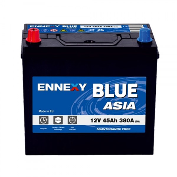 Акумулатор Ennexy Blue Asia JIS 12V 45Ah /л+/