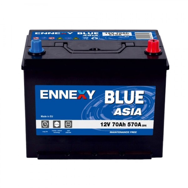 Акумулатор Ennexy Blue Asia JIS 12V 70AH /д+/