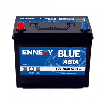 Акумулатор Ennexy Blue Asia JIS 12V 70AH /л+/