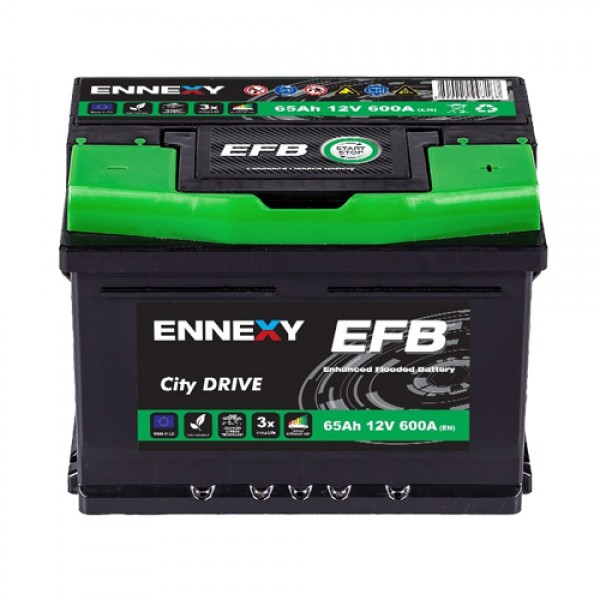 Акумулатор Ennexy EFB 12V 65AH