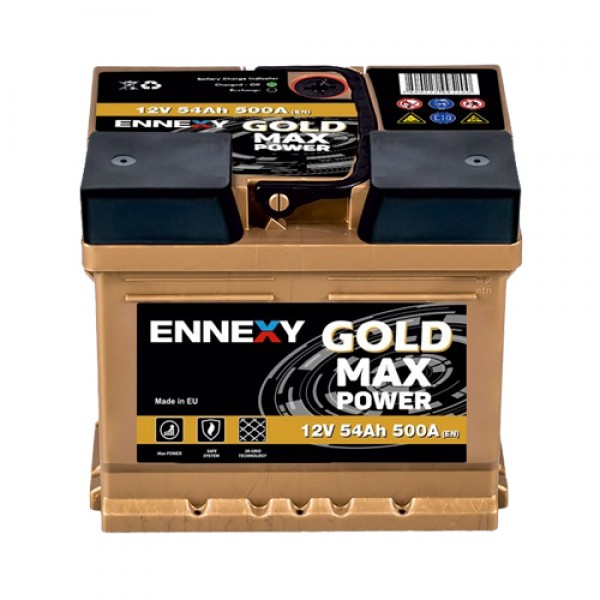 Акумулатор Ennexy Gold Max Power 12V 54AH