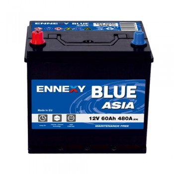 Акумулатор Ennexy Blue Asia JIS 12V 60AH /л+/