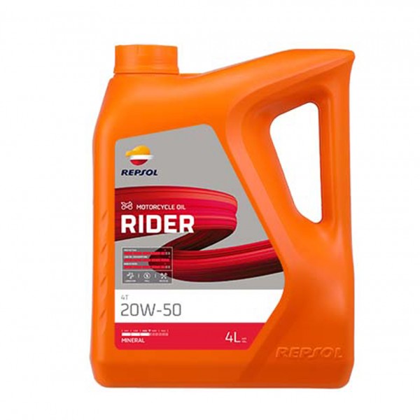 МОТОРНО МАСЛО REPSOL RIDER 4T 20W50 4 литра