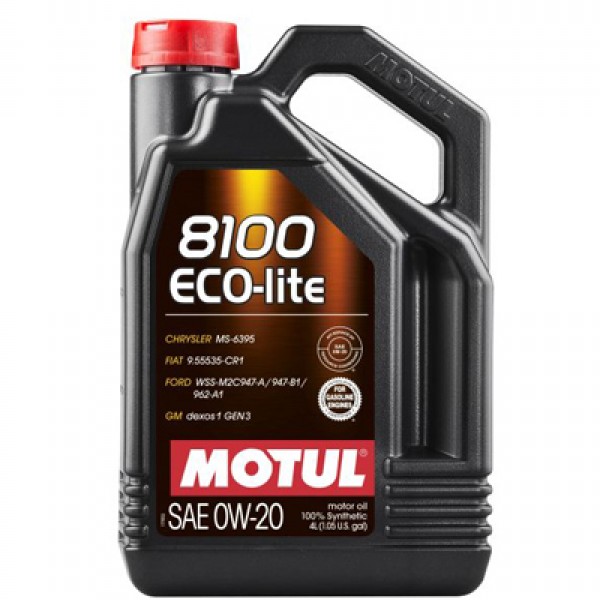 Моторно масло MOTUL 8100 ECO-LITE 0W20 4 литра
