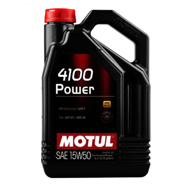 Моторно масло MOTUL 4100 POWER 15W50 5 литра