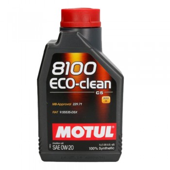 Моторно масло MOTUL 8100 ECO-CLEAN 0W20 1 литър