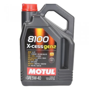 Моторно масло MOTUL 8100 X-CESS GEN2 5W40 4 литра