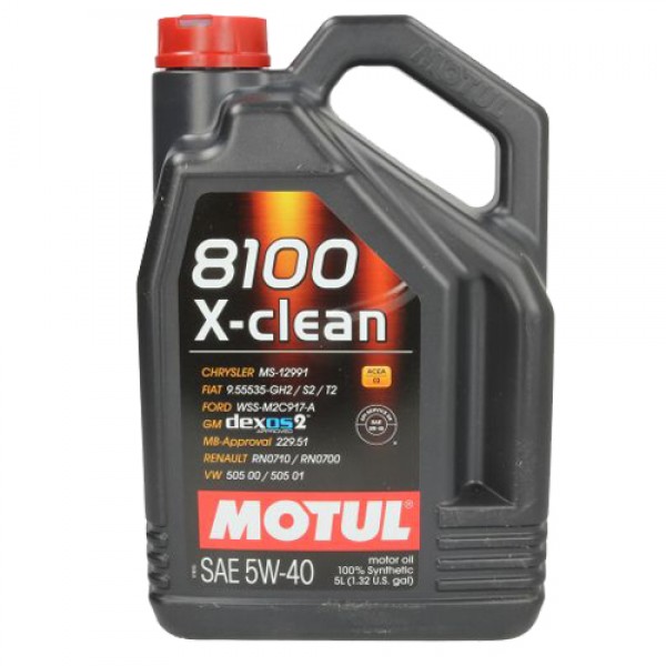 Моторно масло MOTUL 8100 X-CLEAN 5W40 C3 5 литра
