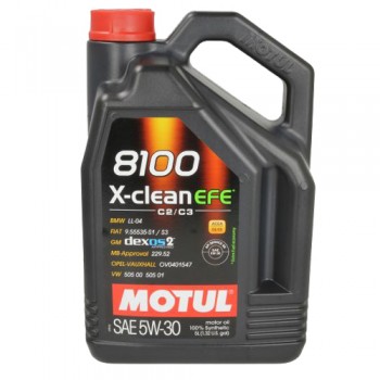 Моторно масло MOTUL 8100 X-CLEAN EFE 5W30 5 литра